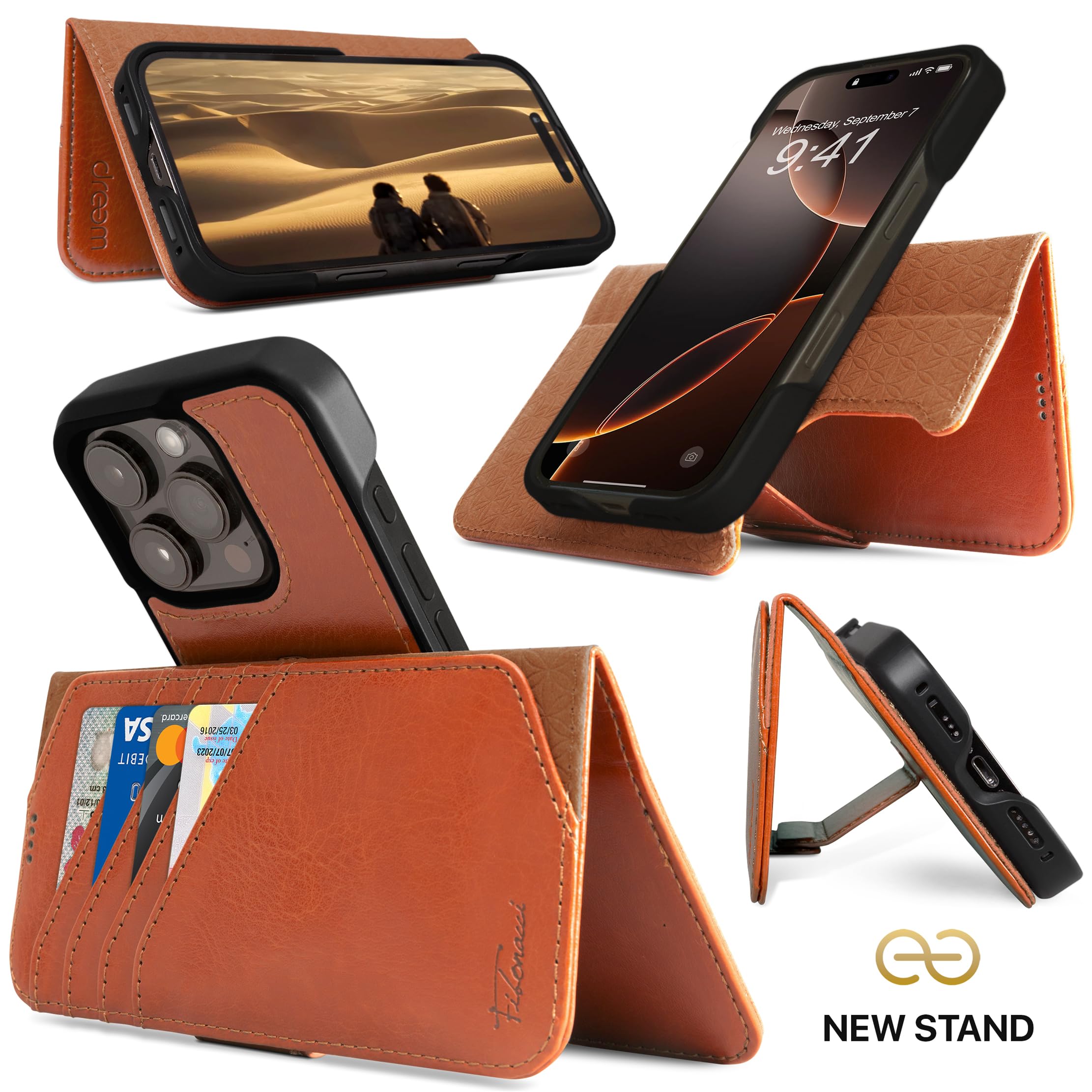 Amazon.co.jp: Dreem iphone 16 pro ケースウォレット、画期的な